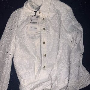 ZARA BRAND NEW EMBROIDERED LONG SLEEVE DRESS